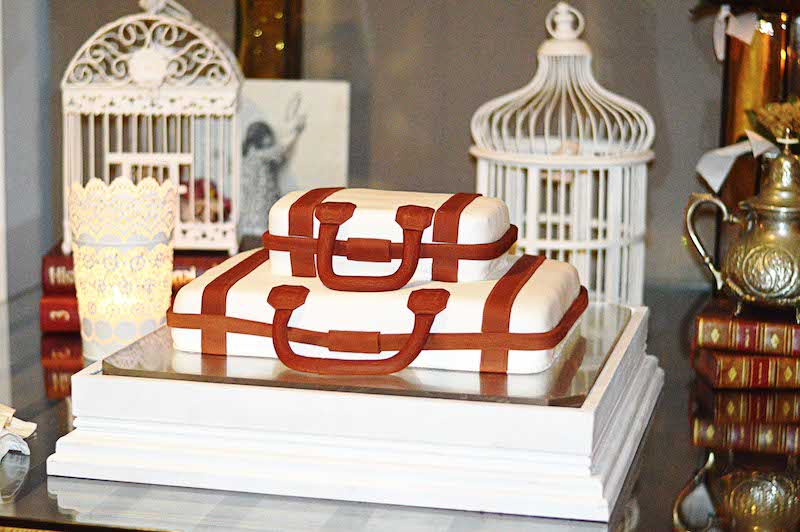 vintage wedding cake